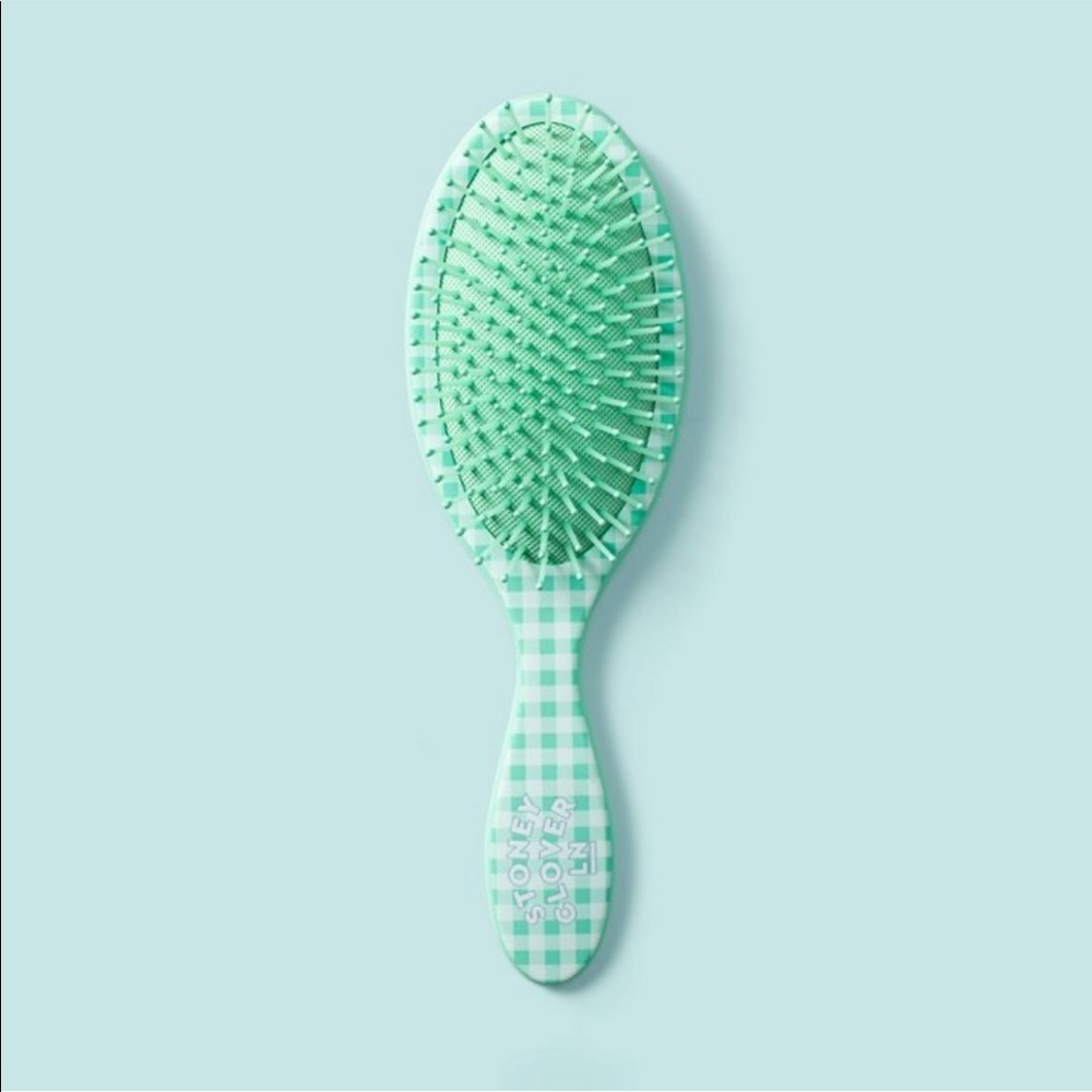 New Stoney Clover Lane x Target Green Gingham Detangling Hair Brush